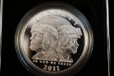 2011 United States Army Commemorative Coin Proof Silver Dollar