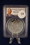 PCGS 1976-s Dwight D. Eisenhower Silver Clad $1 PR69DCAM