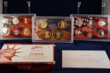 2008 United States Mint Silver Proof Set with box and COA