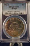 PCGS 1983-s Olympic 1$ MS69