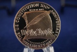 1987 S Constitution Bicentennial Proof Commemorative 90% Silver Dollar US Coin