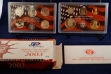 2003 United States Mint Silver Proof Set with box and COA
