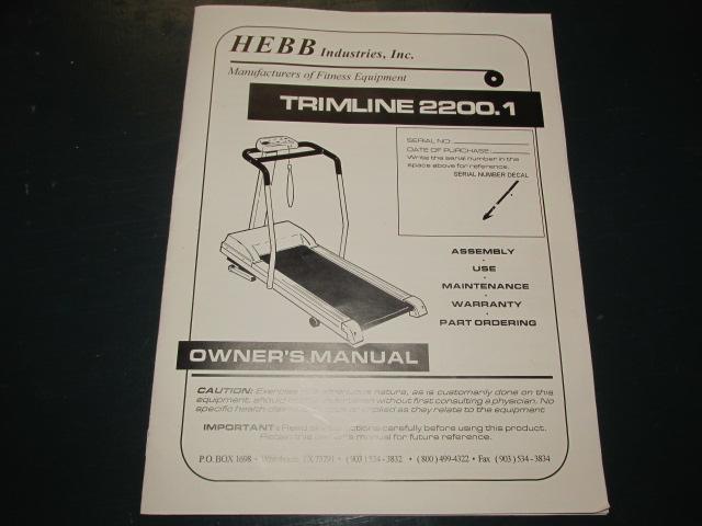 TRIMLINE 2200 TREADMILL LCD NOT WORKING Proxibid