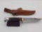 Western USA 648 A Fixed Blade Knife w/Sheath