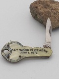 Camco Key Knife - Advertising Key Work Clothes - John E. Beis