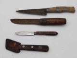 Vintage & Primitive Knife Lot - 4
