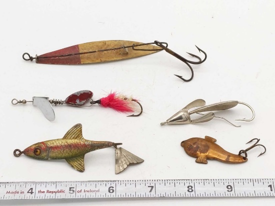 Lure Lot - Fred Arbogast, Max Weesner's, Johnny O'Neil's & Thommen (5)