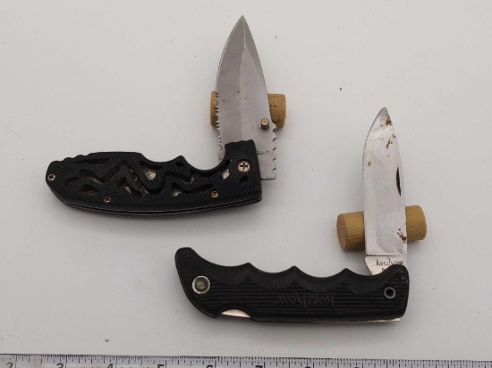 Kershaw OUTLAW BILL 1065 & Fury Cherokee part Serrated Folding Knives