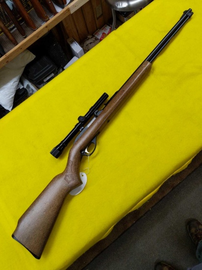 Glenfield Model 60 .22 LR Only Semi Automatic Rifle w/Weaver D4 Scope - SN 26470615