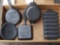 Wagner's 1891-1991 Original Cast Iron Cookware 100th Anniversary Limited Edition 5 Piece Mini Set
