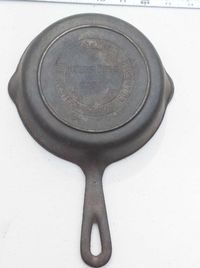 "Mi-Pet" The Western Foundry Co. Chicago 3 Keeps Food Tasty - Cast Iron Skillet
