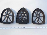 3 Unmarked Trivet Lot