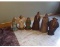 Religious Lot Includes: Praying Hands, Cross, Wreath Figures & Decorative Items