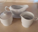 Stackable Dishware -Gravy Boat, Cream & Sugar