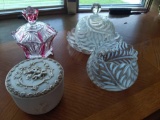 Elegant Butter Dish, Candy Dish & More Lot