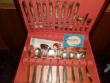 Community Silver Plate Flatware Service with Serving Pieces