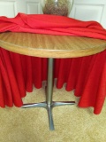 Round Table with Tablecloth, Flowers 21