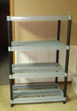 Plastic Shelving Unit - 4 Shelf