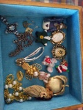 Costume Jewlery - Pins & Necklaces Lot