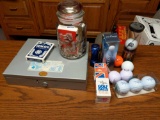 Money Box Cards & Golf Balls