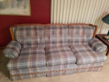 Norwalk Plaid Sofa 87