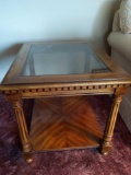 Glass End Table 26