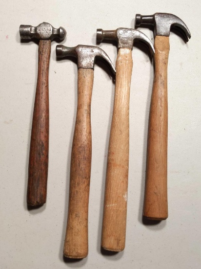 Craftsman hammer lot including ball peen (4)