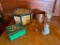 Variety Lot - Glass Boxes, Car & Jar, Mouse & Copper Cup