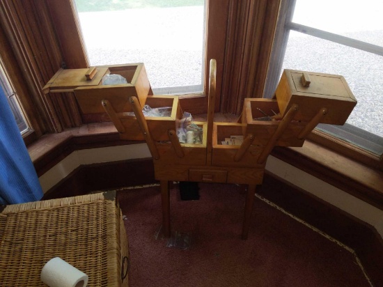 Sewing Storage Stand 32" - Includes contents