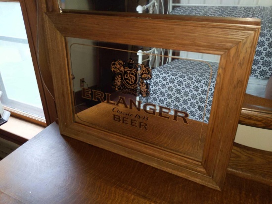 Erlanger Beer Mirror 23x17