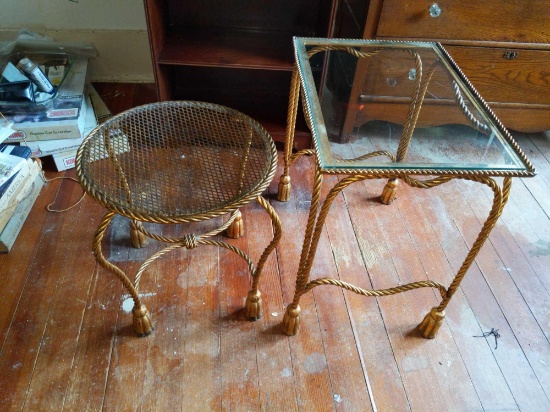 Rope Accent Tables - Pair