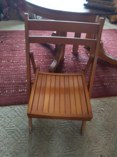 Wood Folding Chair