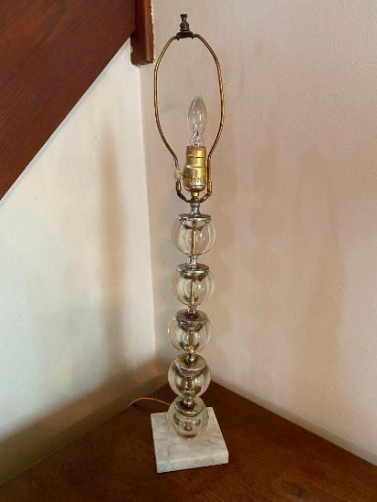 Glass Ball Lamp - 26x5"