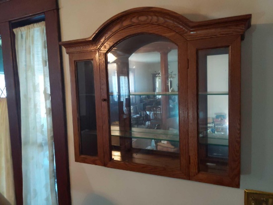 Mirrored wall cabinet 34x6x31