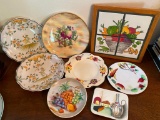8 Piece Decorative Plate Lot