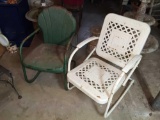 Vintage metal chair lot
