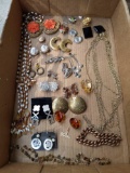 Costume jewelry, earrings, clip-on and pierced