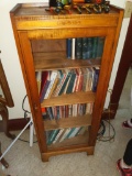 Glass Front Book Case 21x21x52