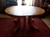 Oval Table with 5 Leaves 53x44