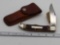 Schrader USA 12501 Old Timer Folding Knife with Sheath
