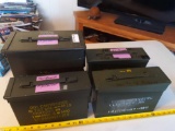 Metal Ammo Can Lot - 4