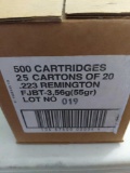 500 Rounds Denel PMP .223 Remington FJBT - 55gr