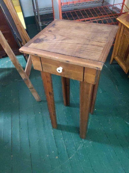 14"x14"x28" Faux Drawer Table / Plant Stand