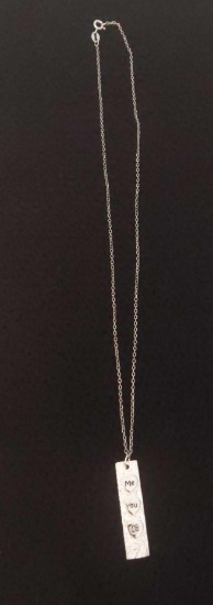 Me You Us on ATI .925 Italy Chain