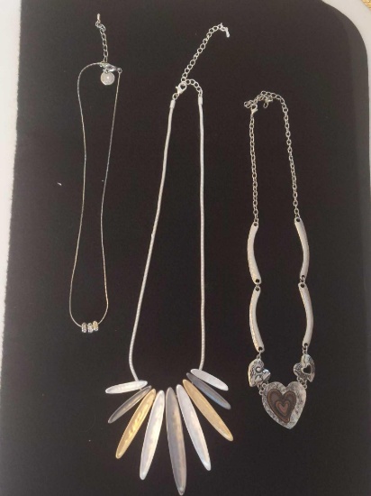 3 Necklace Lot