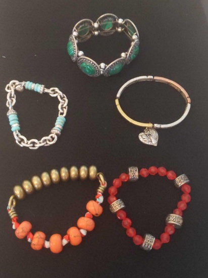 Elastic Bracelet Lot - 5