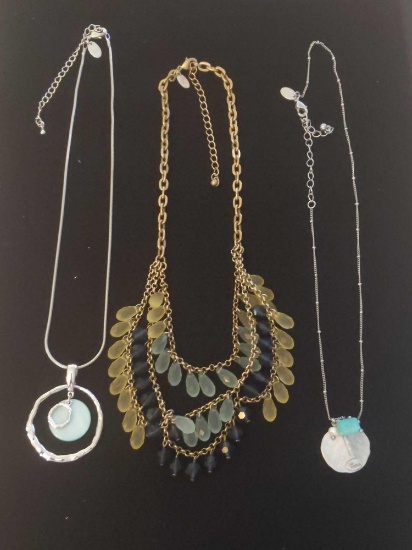 3 Lia Sophia Necklaces