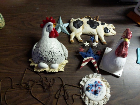 Wall hanging Lot - Chickeet Wall Pocket & More