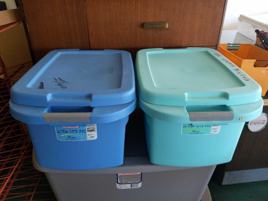2-10 Gallon Sterilite Ultra Tote Box