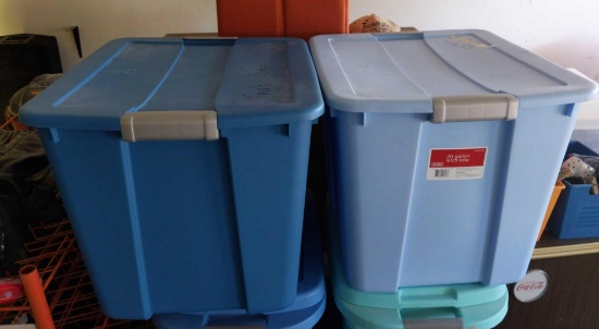 2-20 Gallon Sterilite Latch Totes